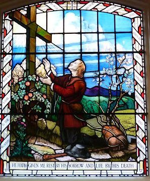 John Bunyan stained glass 