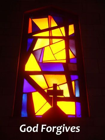 Stained glass window Church of the Annunciation Nazareth
