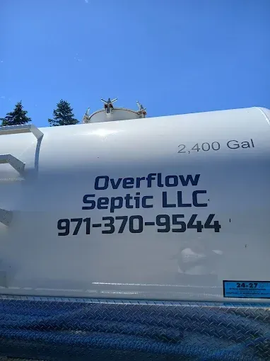 White septic tank with 