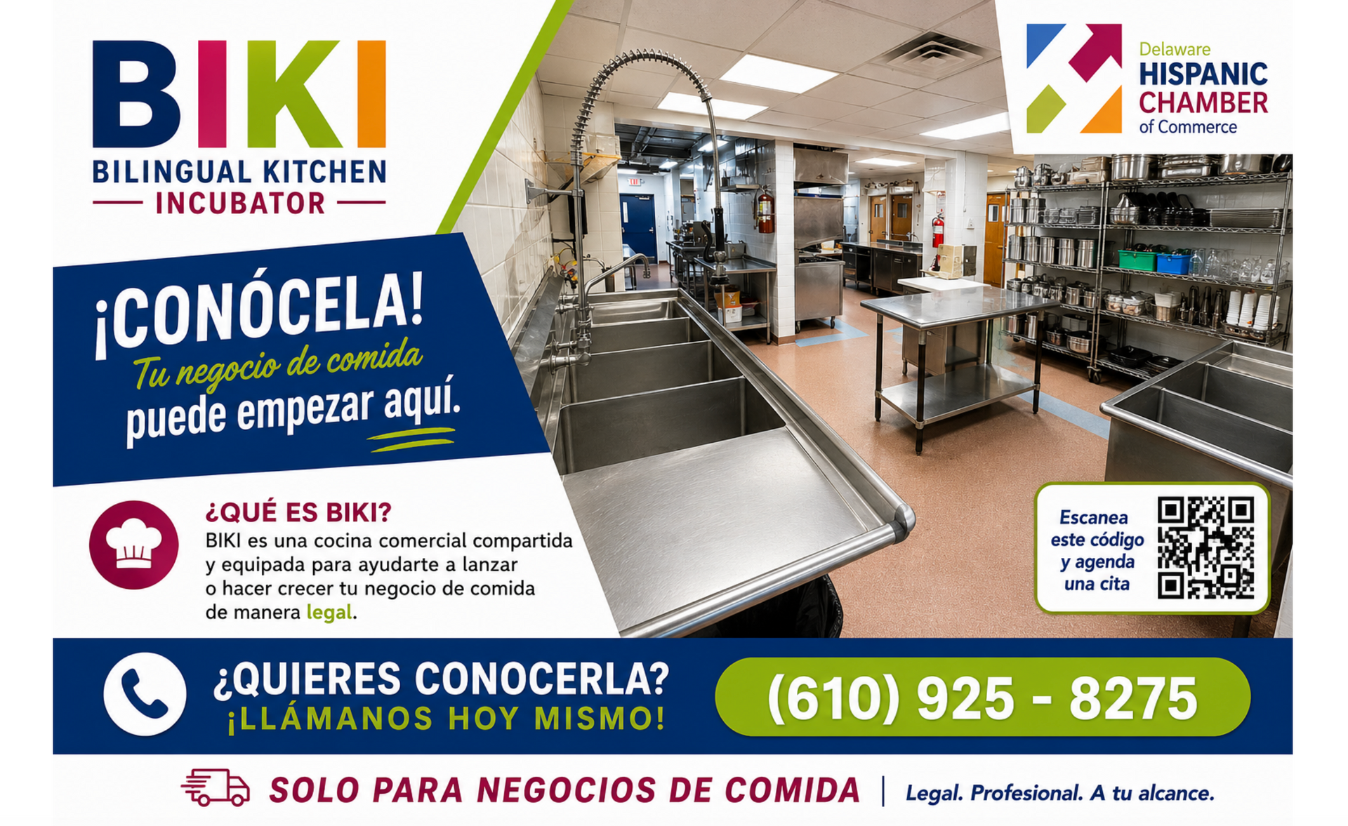 Brand new comercial kitchen with all the appliances and permits
