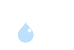 A light blue water droplet with a white highlight, in motion, against a white background.
