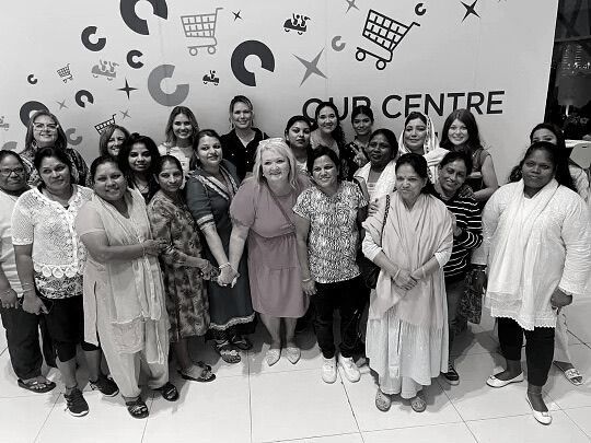 converted Hindu women; baptised; local mall bible study