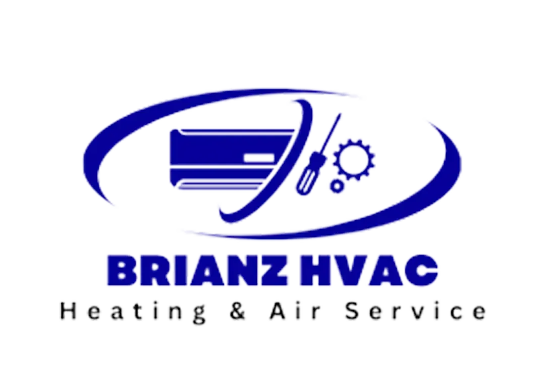 A logo for brianz hvac heating and air service