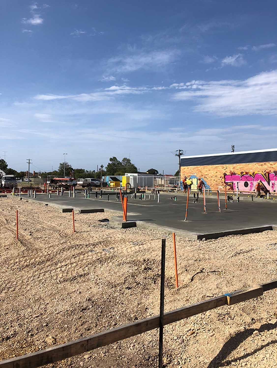 Hungry Jacks Bairnsdale, EVCG | Bairnsdale, VIC | Fox Martin Concrete & Construction