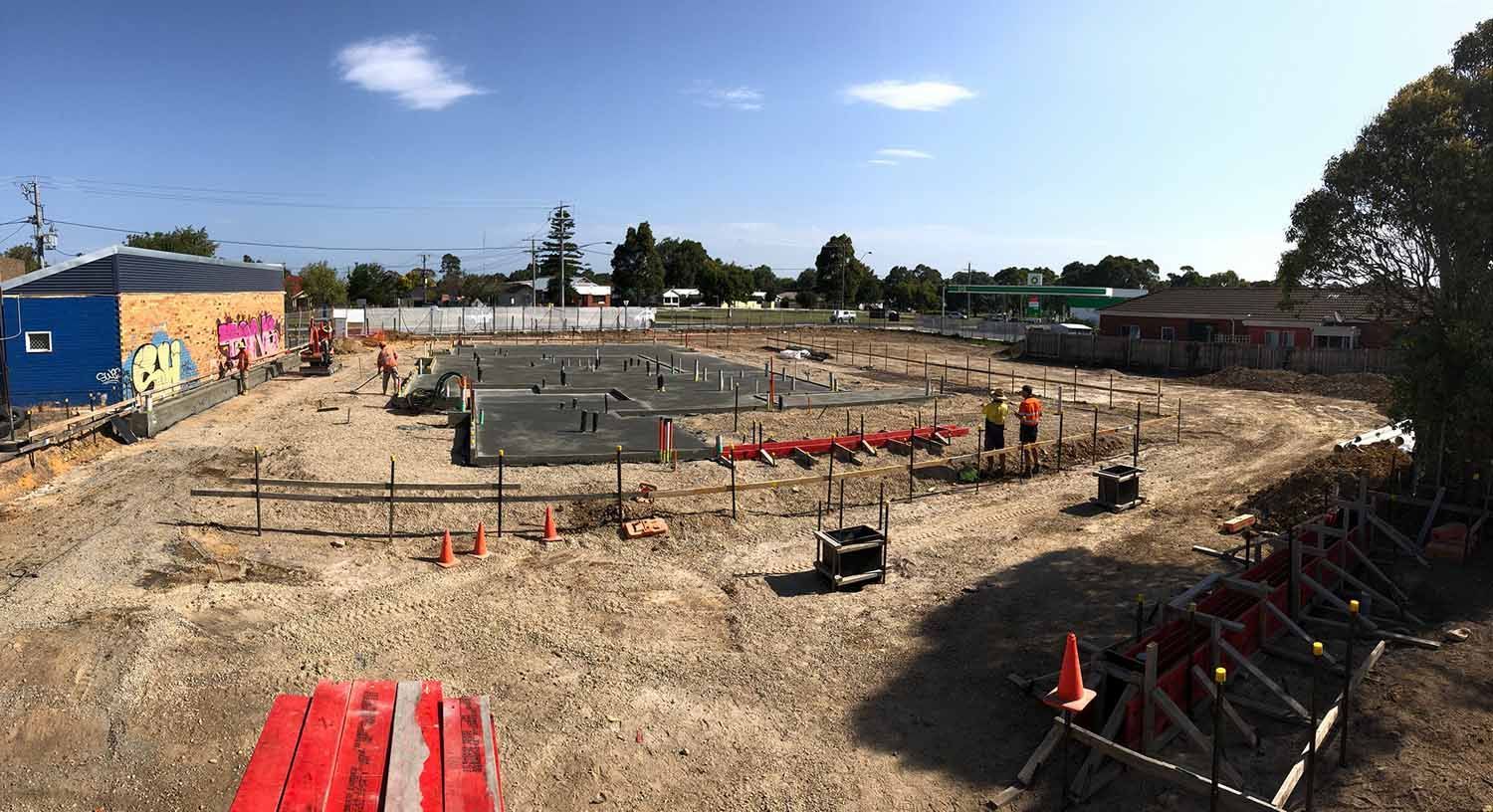Hungry Jacks Bairnsdale, EVCG | Bairnsdale, VIC | Fox Martin Concrete & Construction