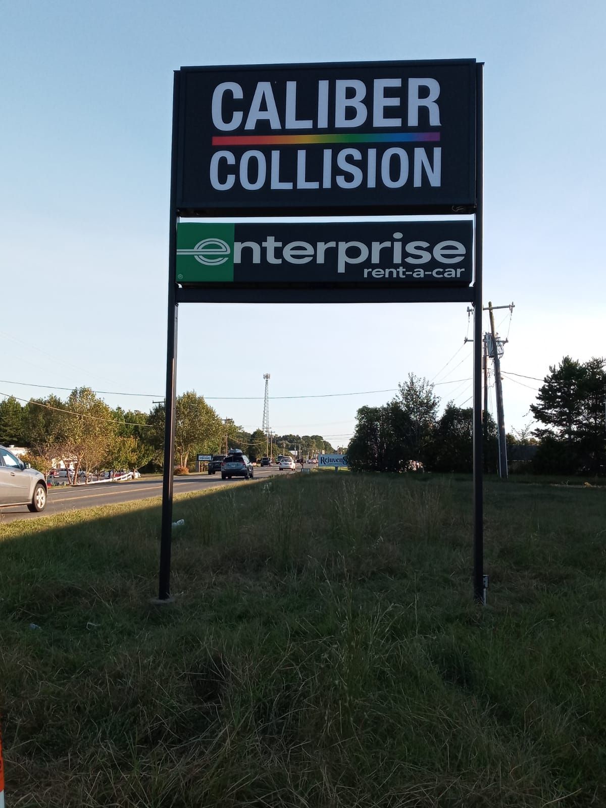 Expert sign repair services by Carolina Signs & Wonders restoring business signage visibility in Clover, SC.