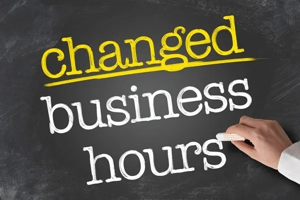 Business Update Signage
