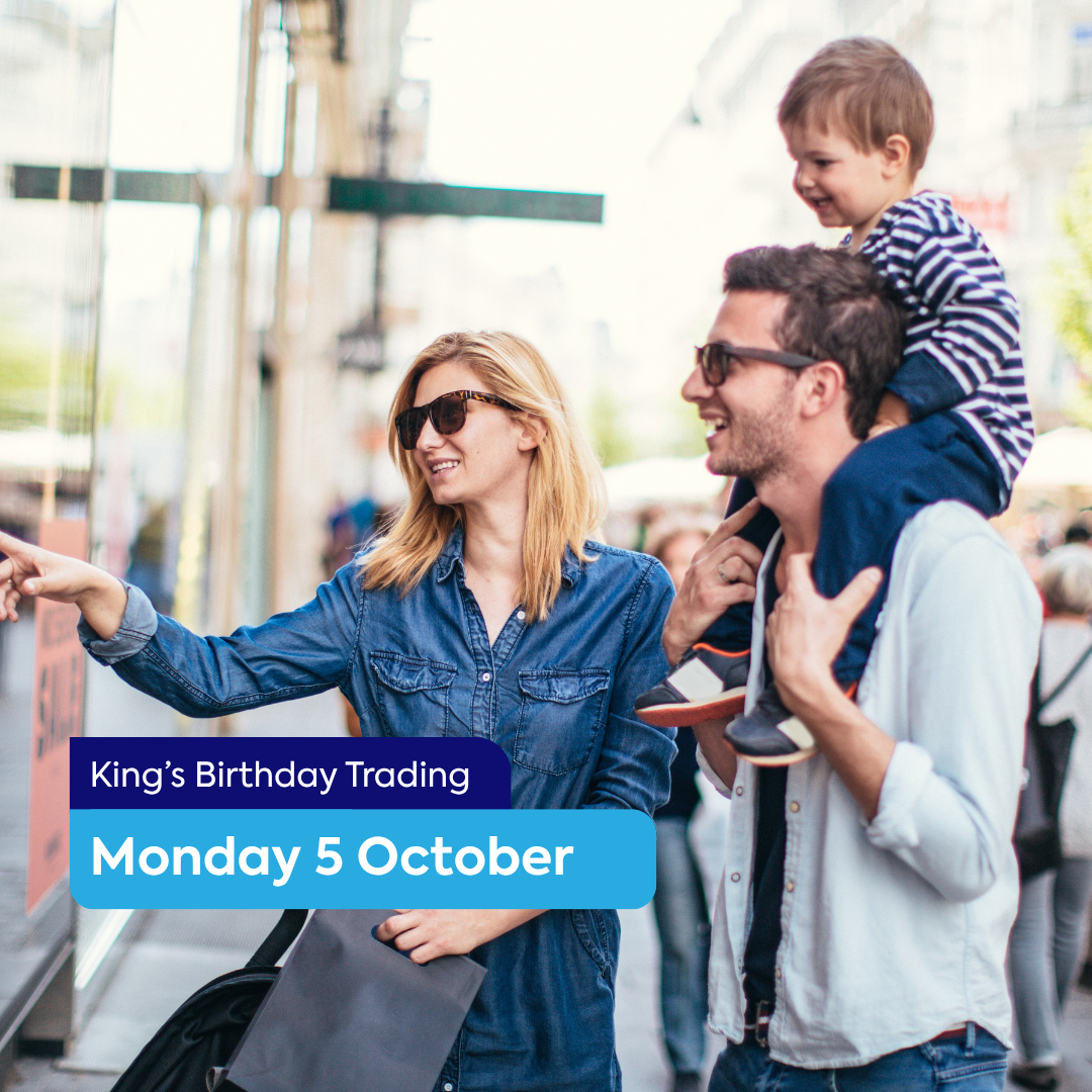 King's Birthday - Monday 5 October