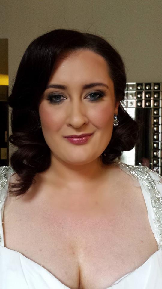 Bride smiling