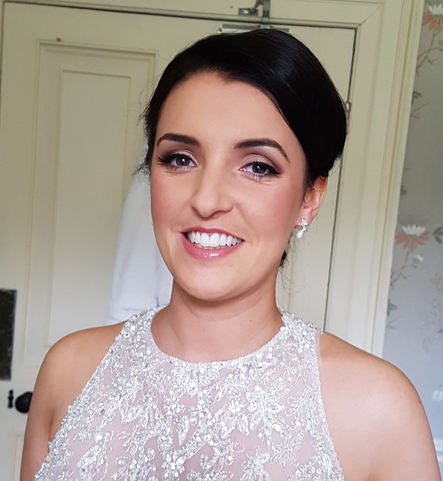 Woman smiling