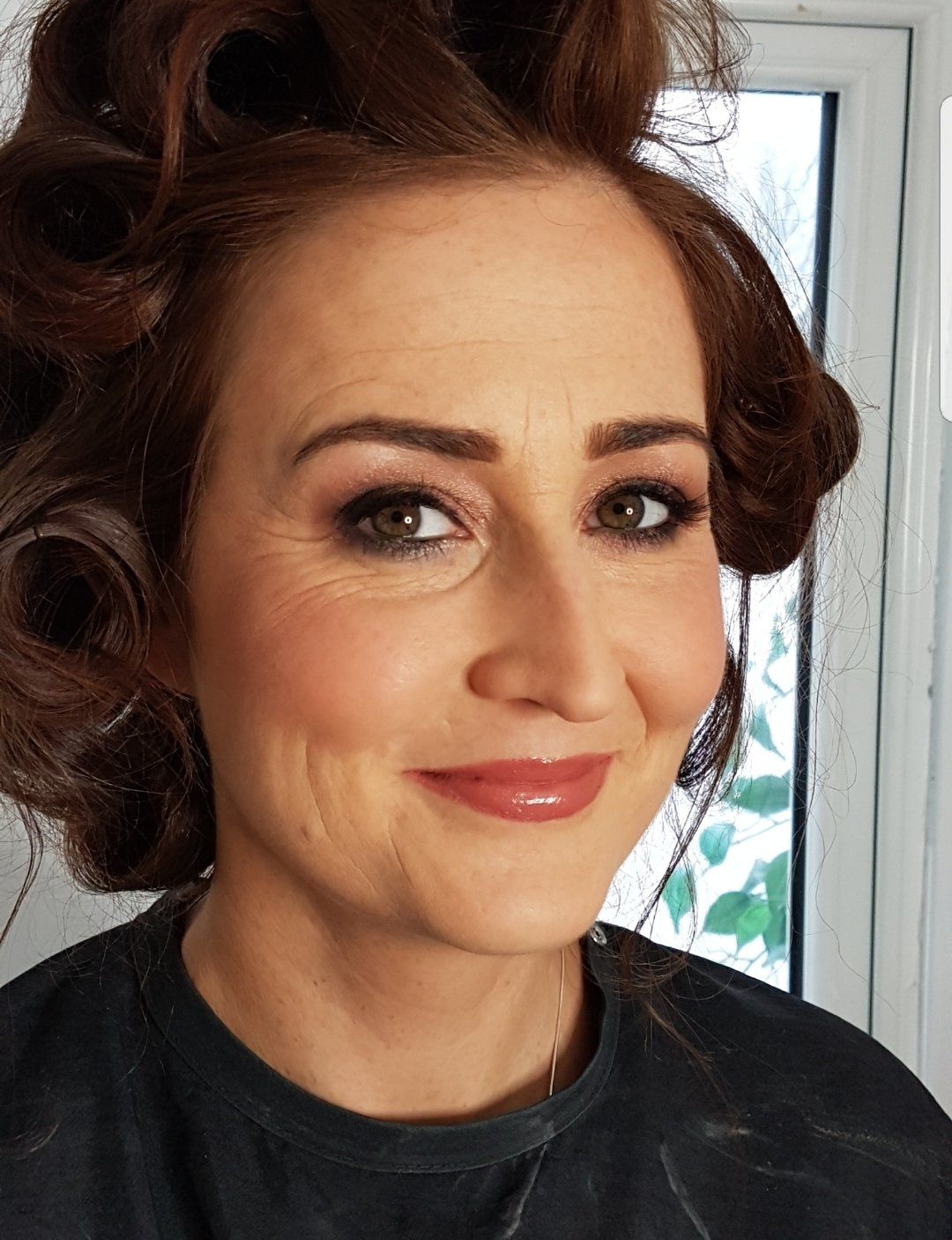 Woman smiling