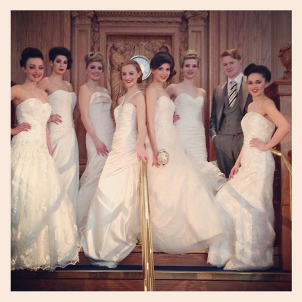 Bride in dress