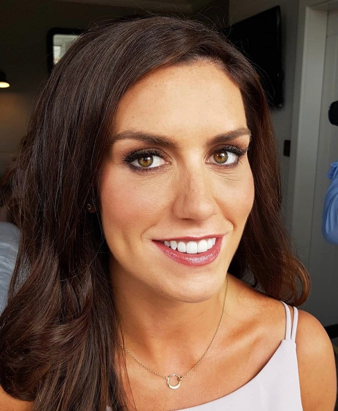 Woman smiling