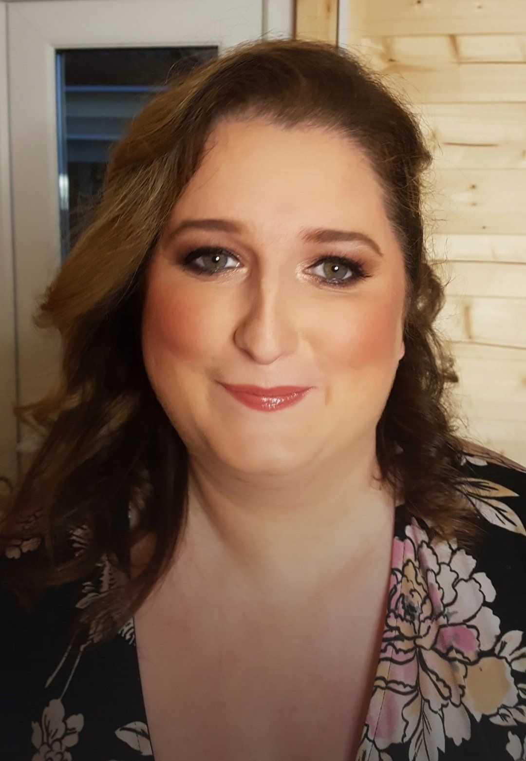 Woman smiling