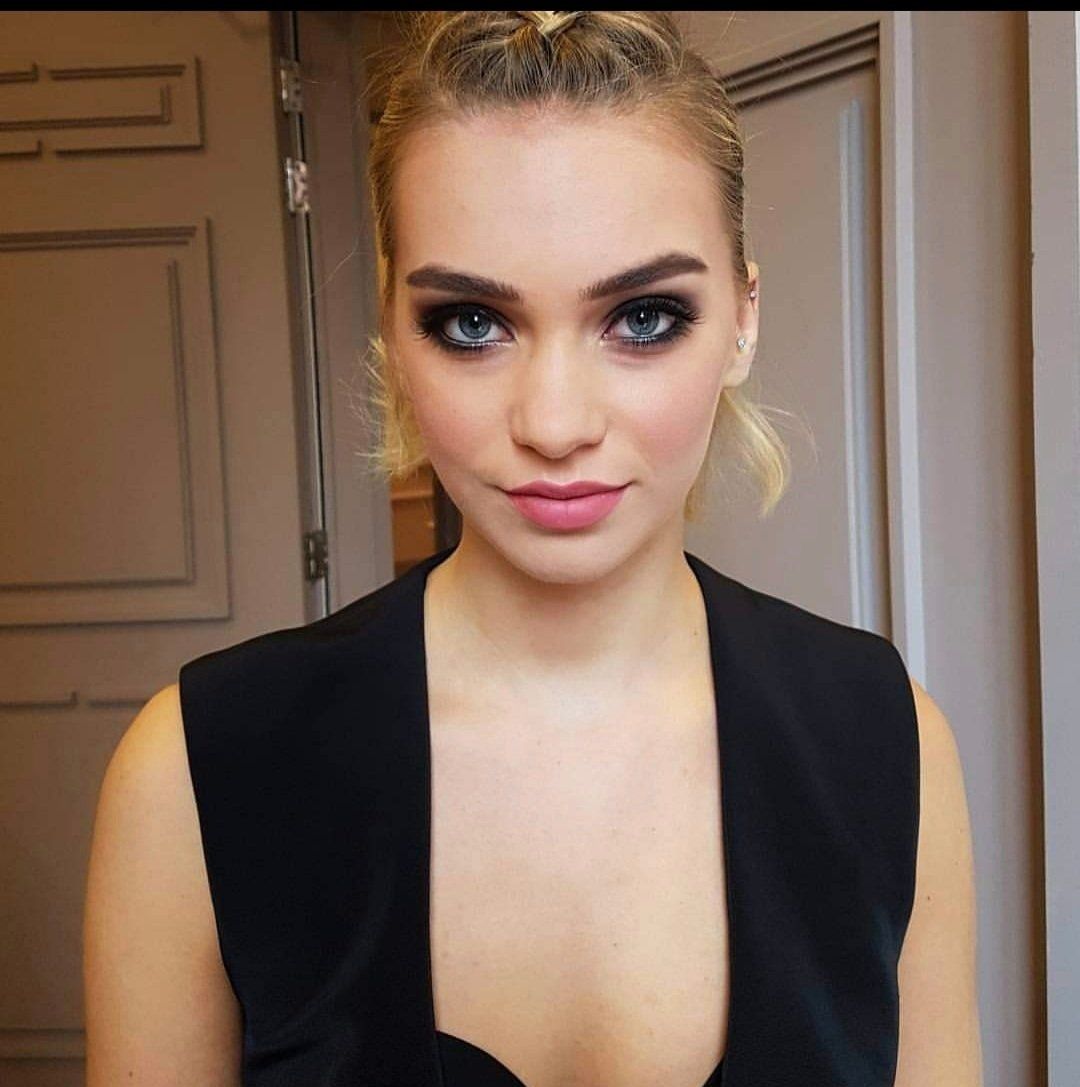 Woman smiling