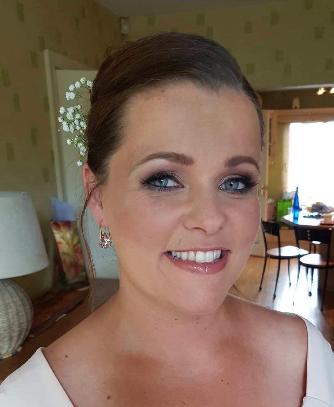 Woman smiling