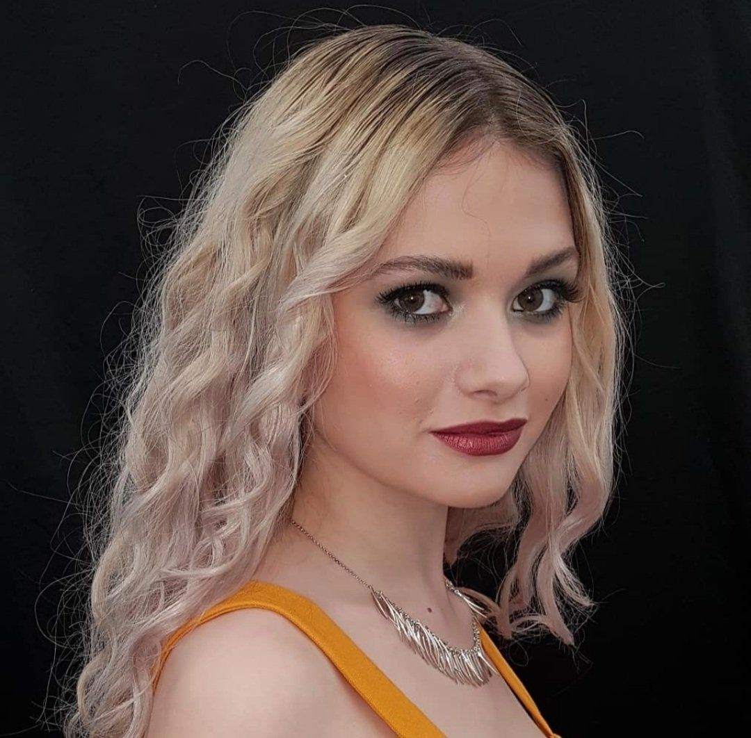 Woman smiling