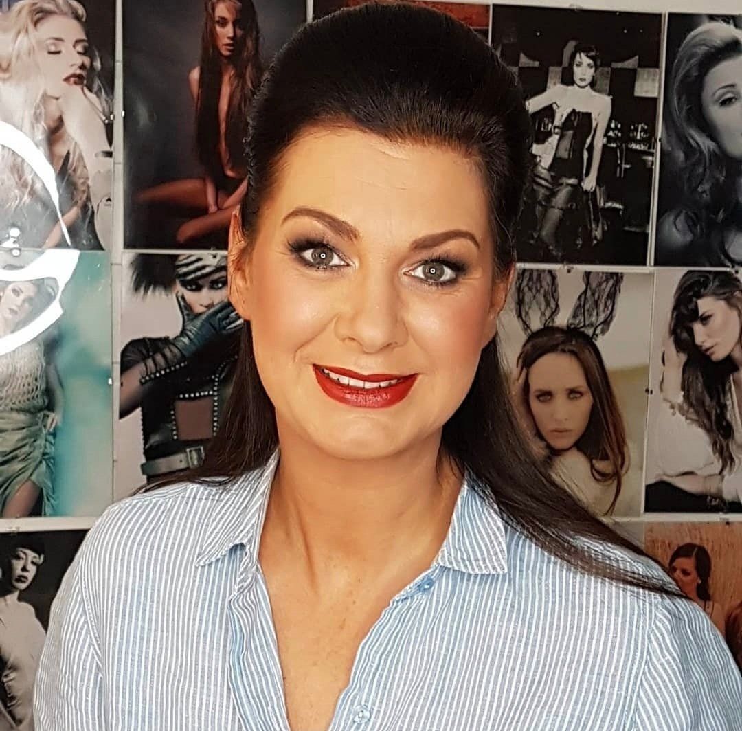 Woman smiling