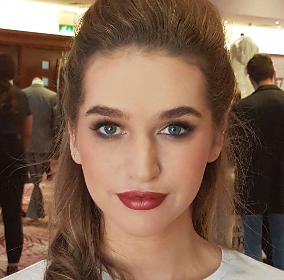 Woman smiling