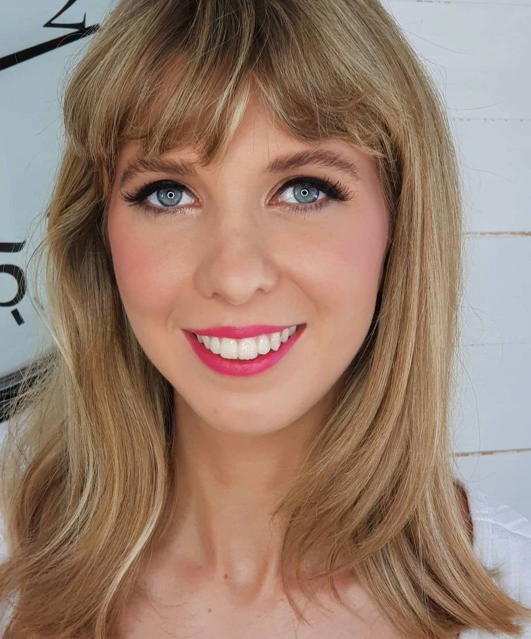 Woman smiling