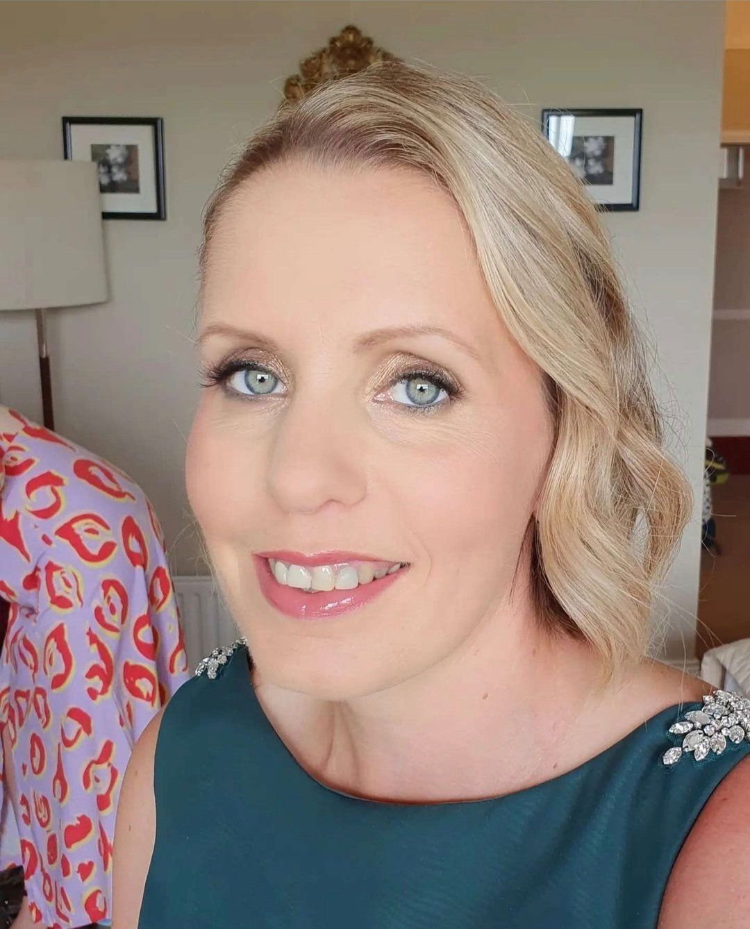 Woman smiling