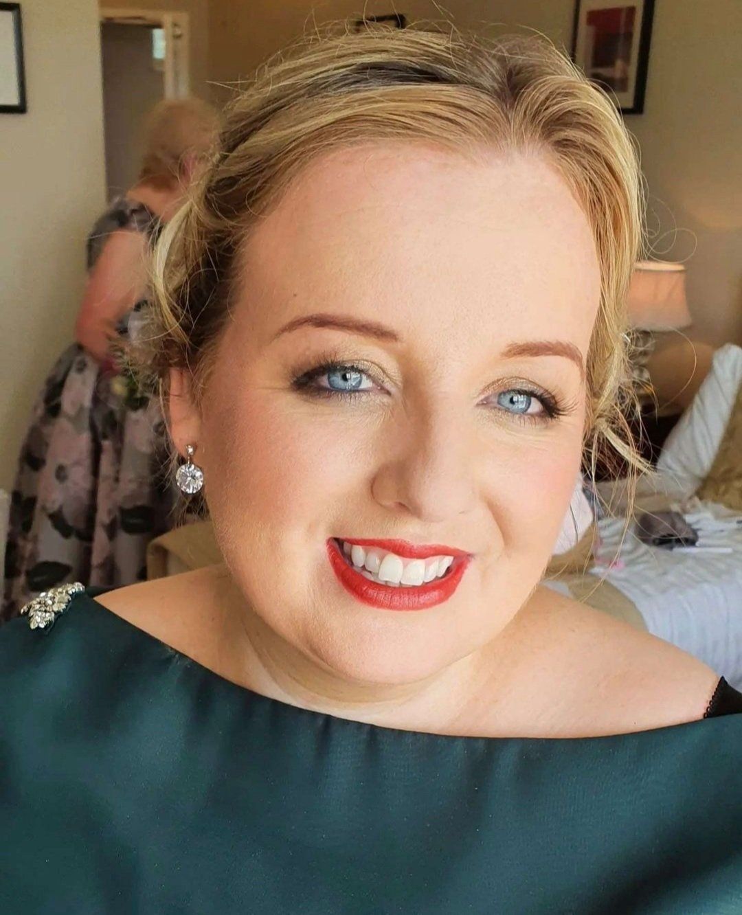 Woman smiling