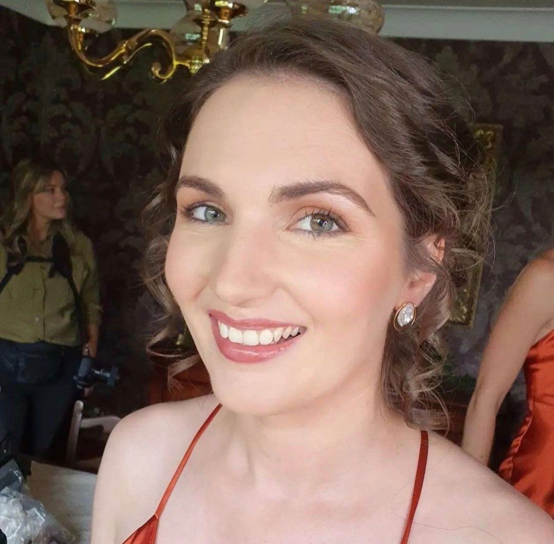 Woman smiling