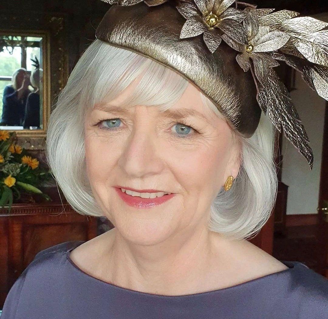 Woman smiling