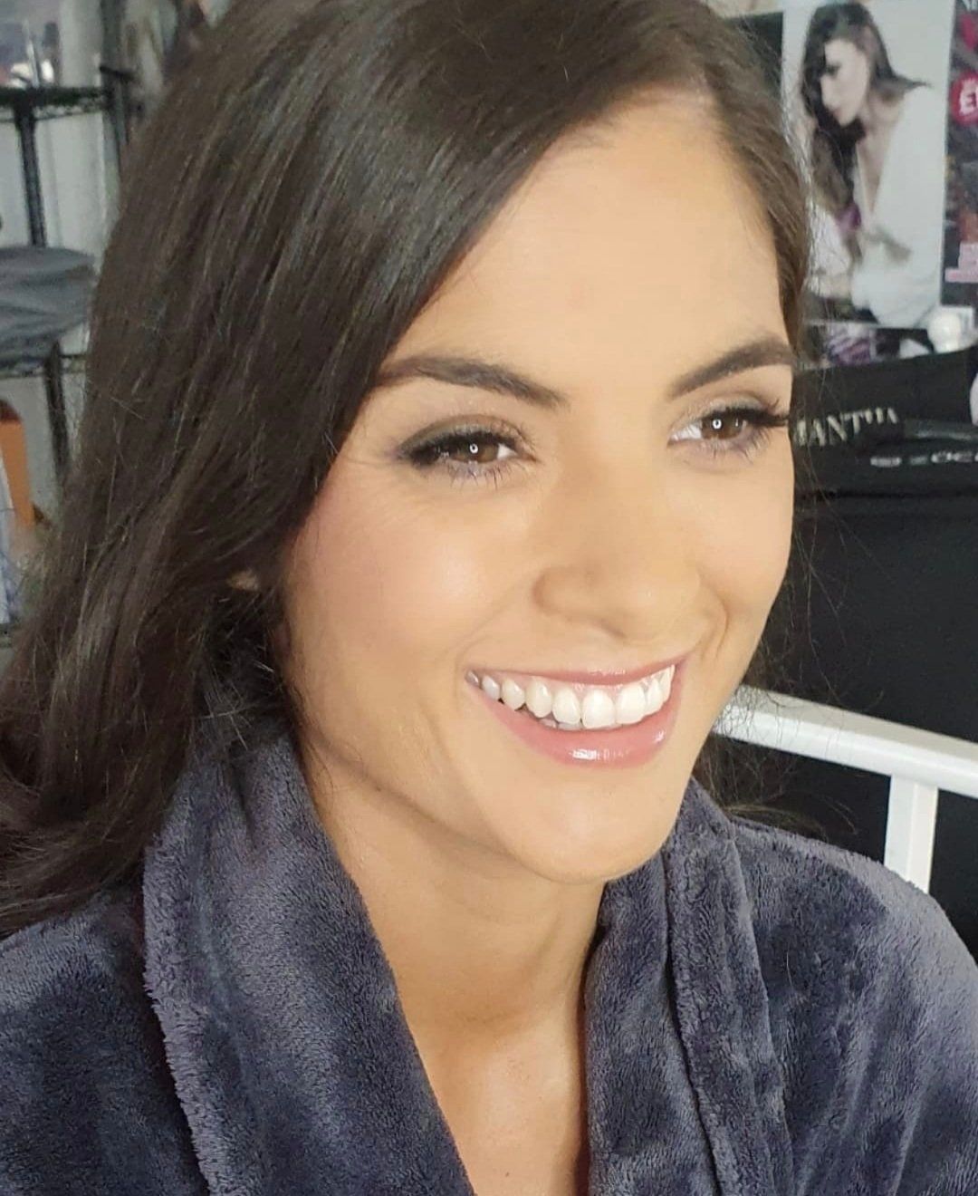 Woman smiling