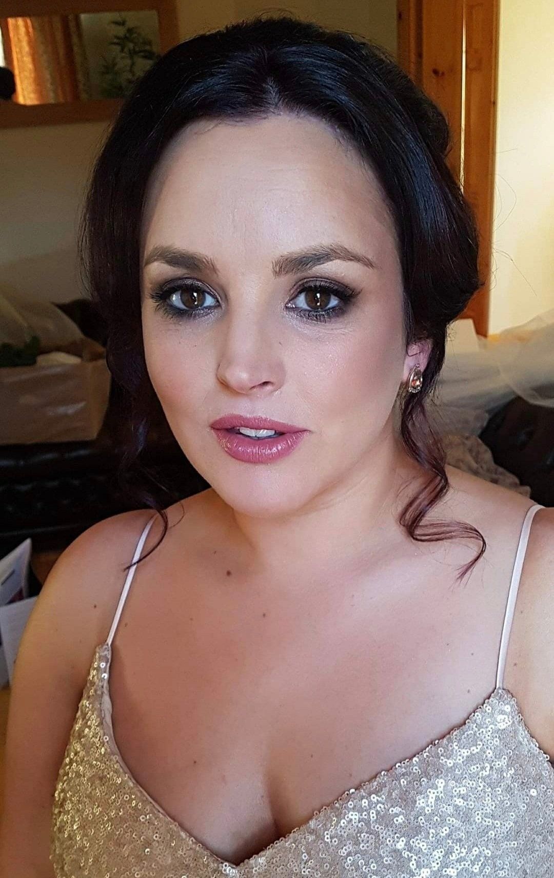 Woman smiling