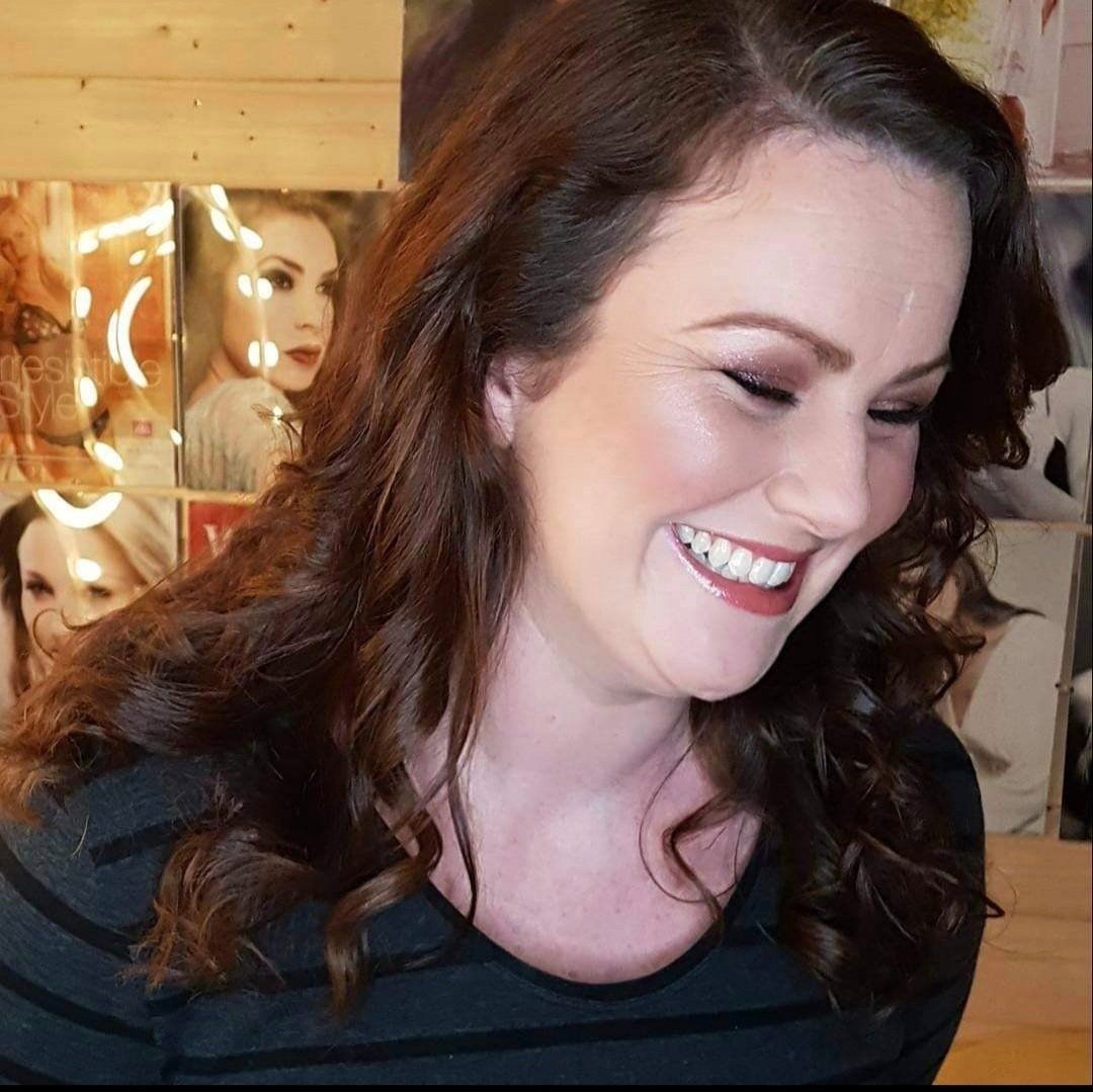 Woman smiling