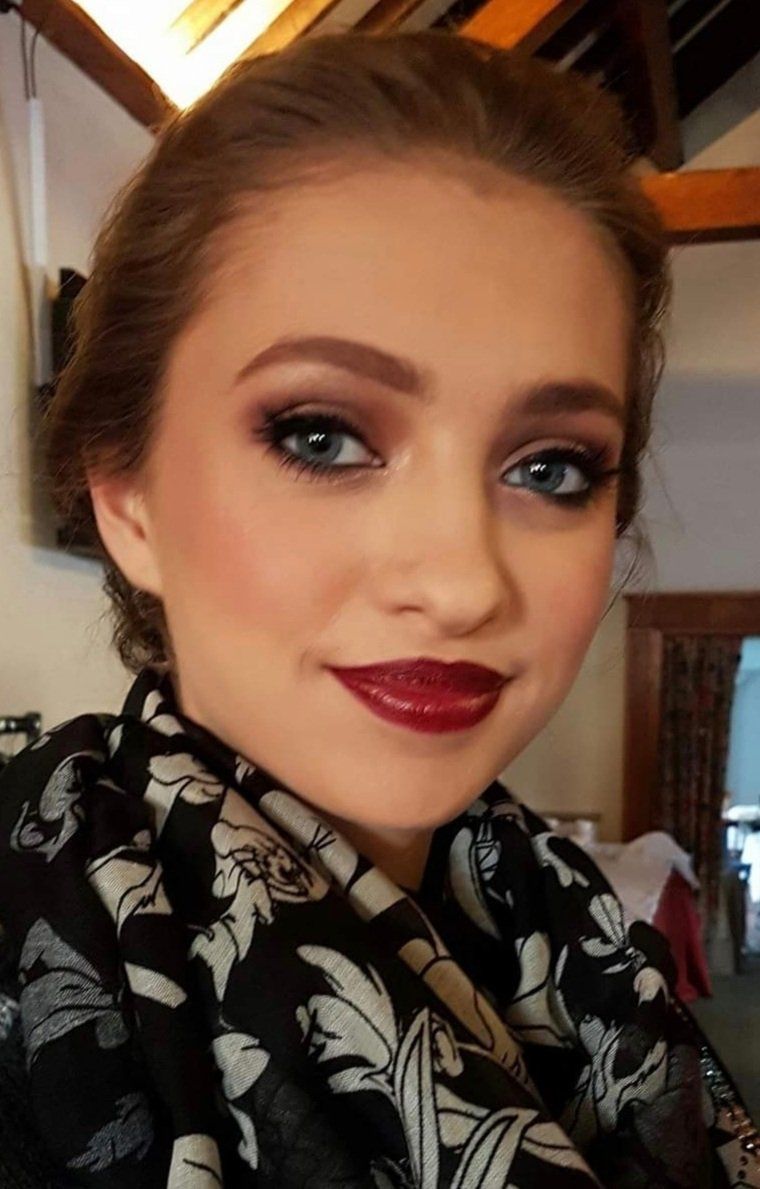 Woman smiling