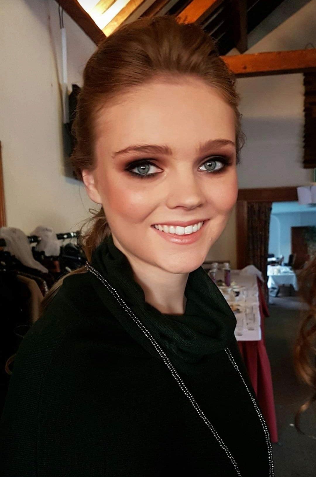 Woman smiling