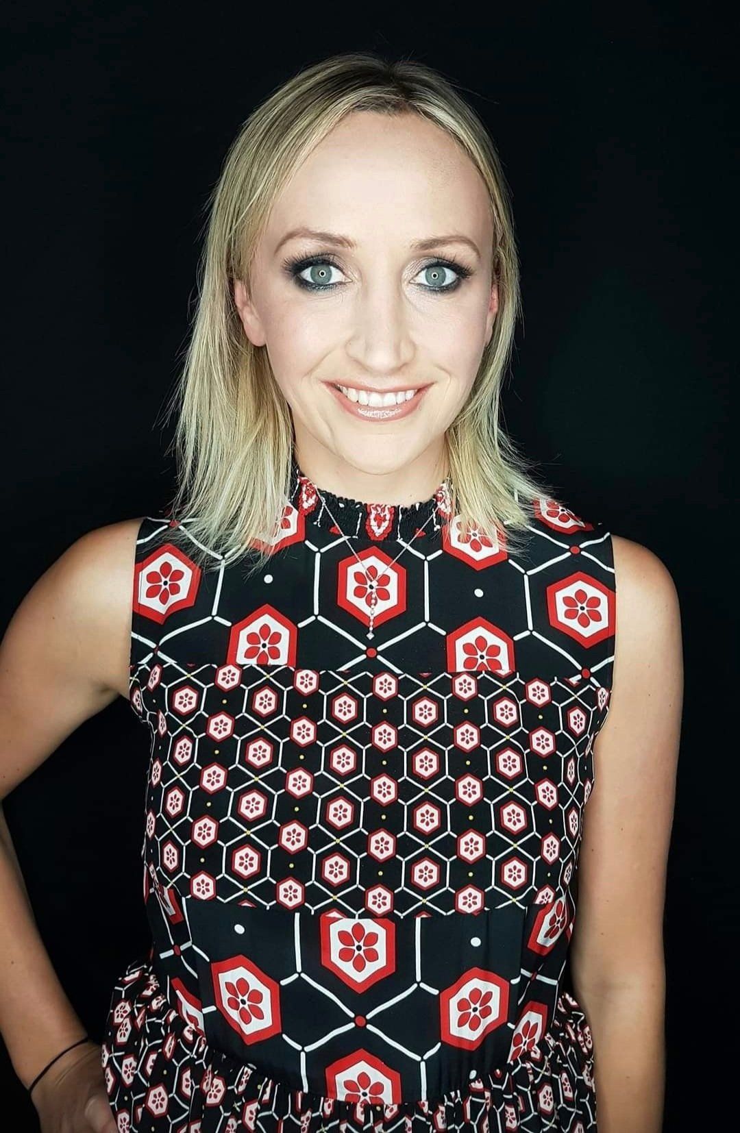 Woman smiling