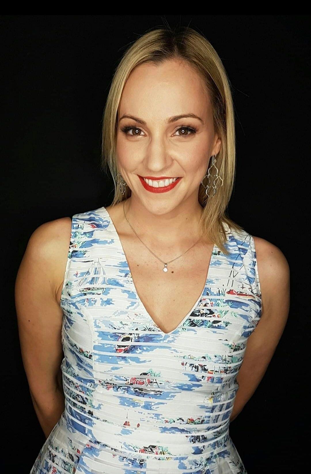 Woman smiling