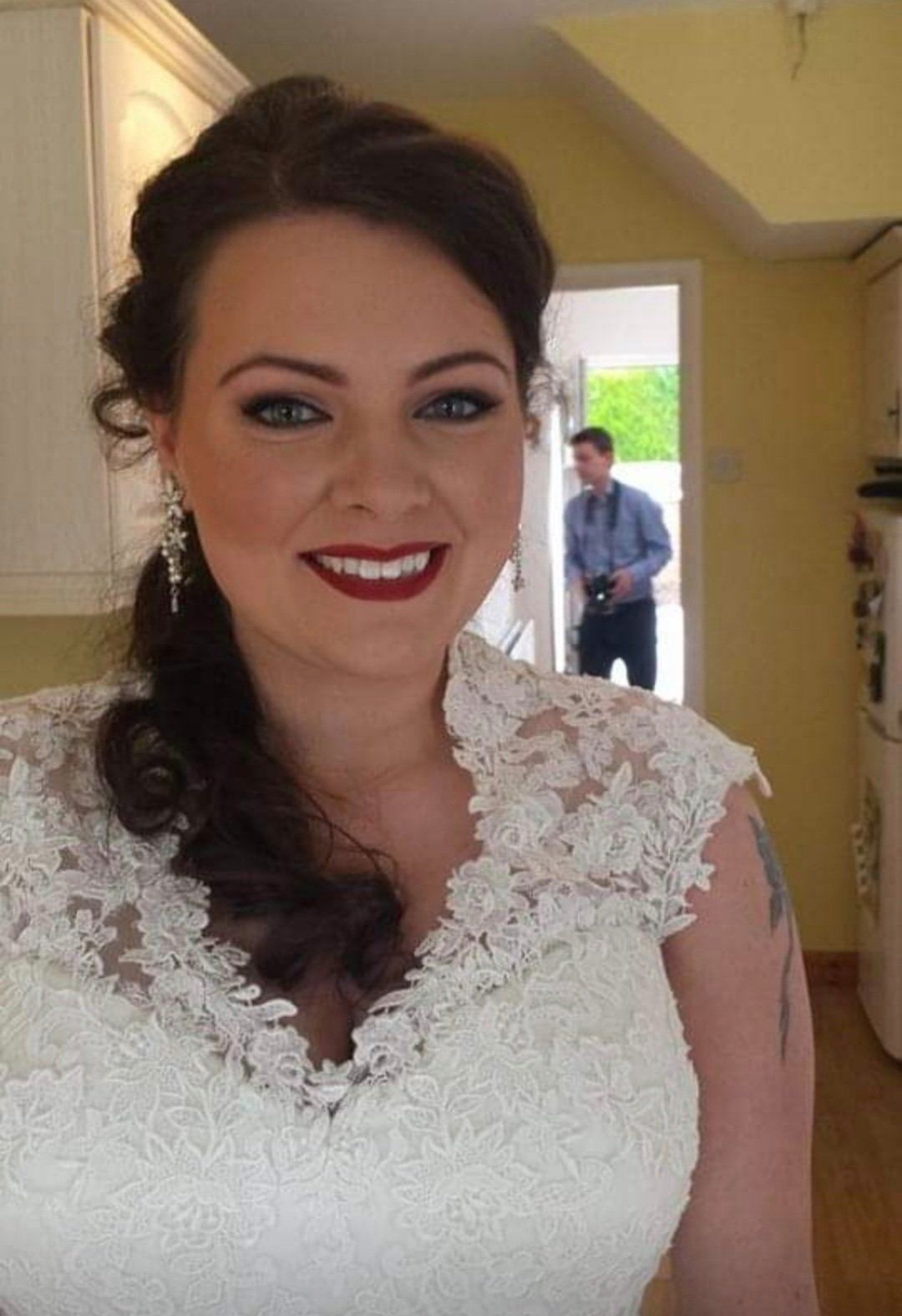 Smiling bride