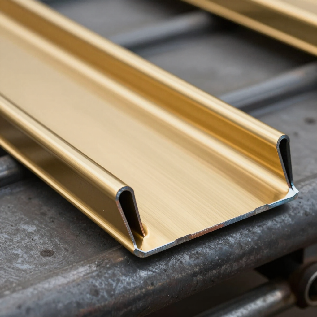 Ridge cap metal profile