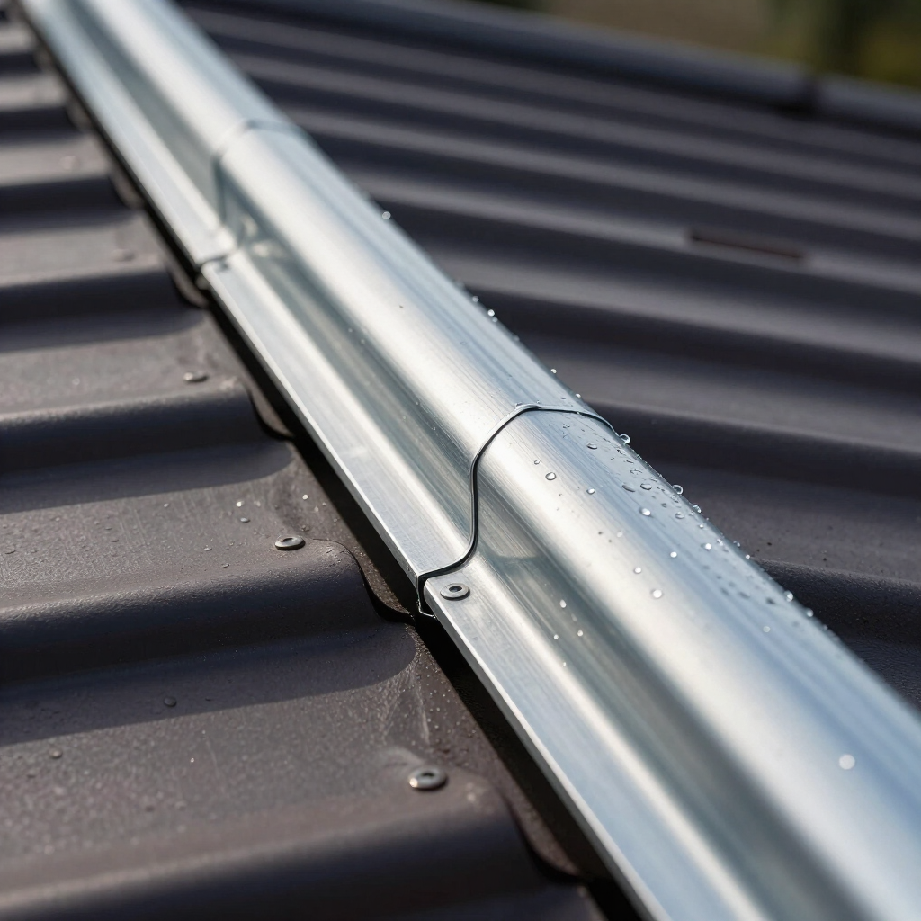 Valley flashing between two roof planes