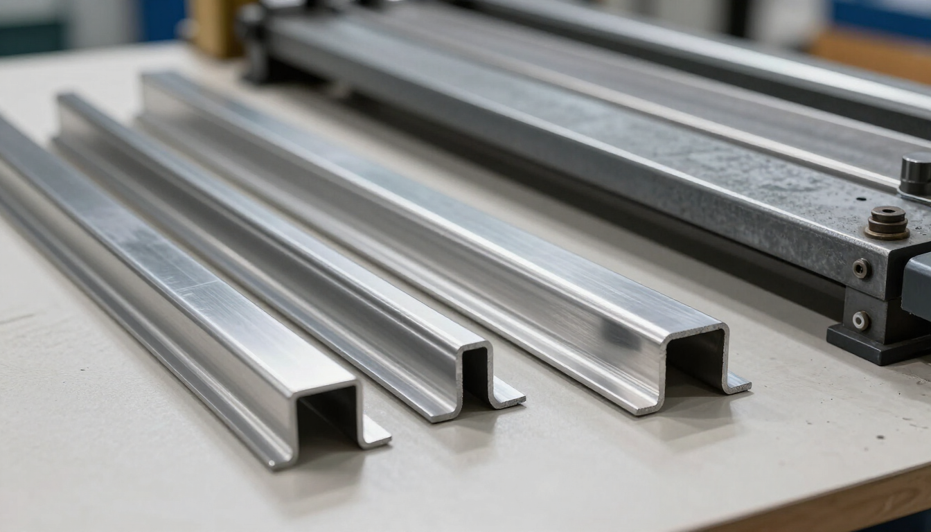 Precision-cut metal trim and flashing profiles
