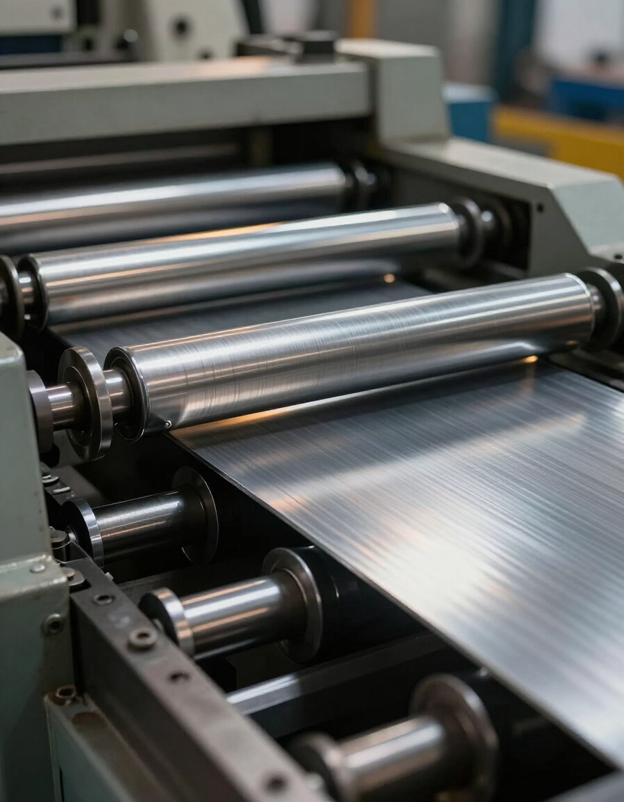 Mobile roll-forming machine producing custom-length standing seam metal panels on job site