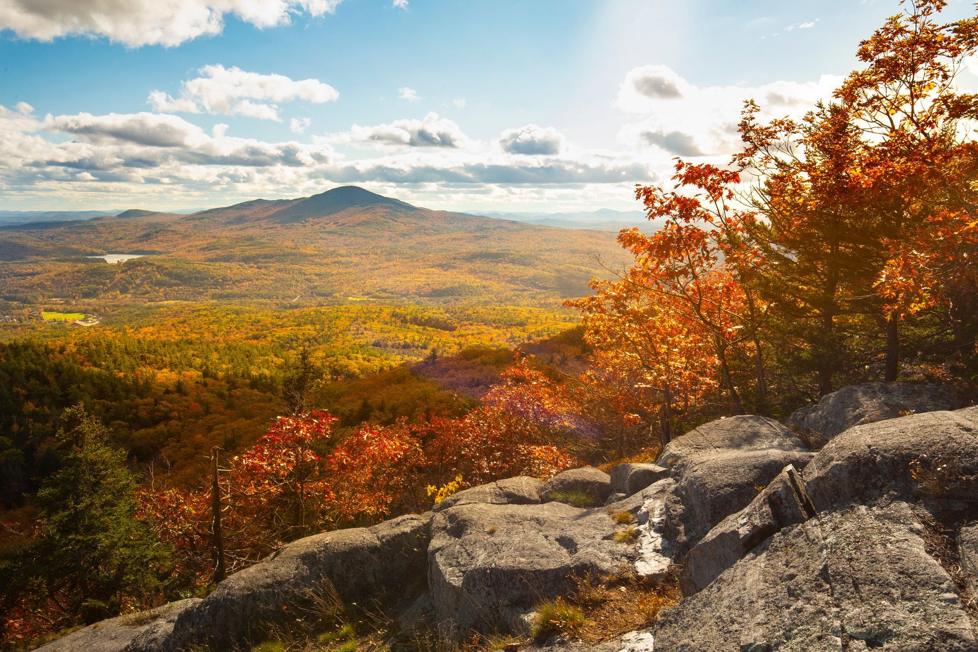 overlook on ragged mountain