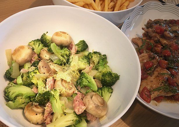 broccoli met champignons