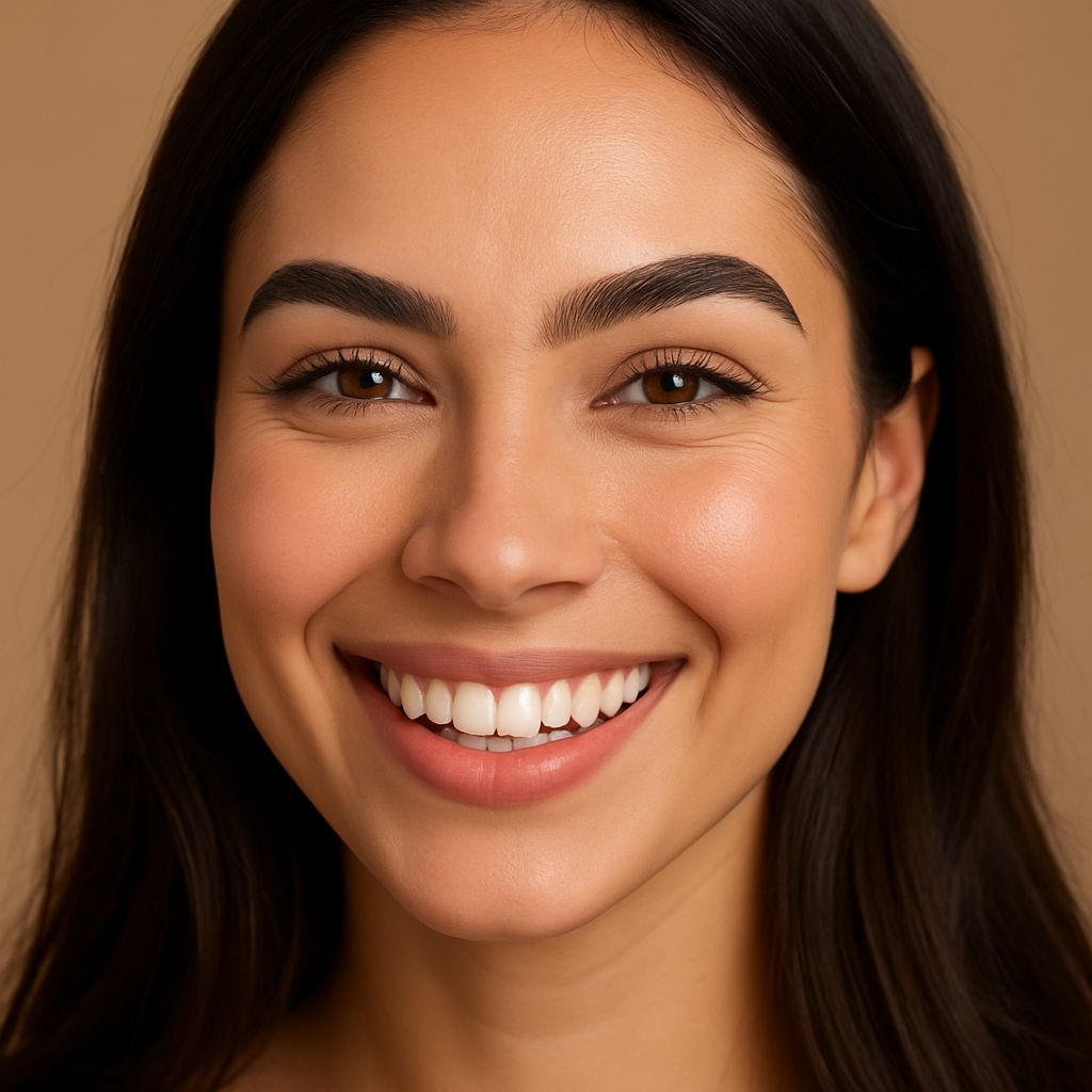 Black woman with radiant, even-toned skin after Botox — glowing results from Tel Aviv treatment.
