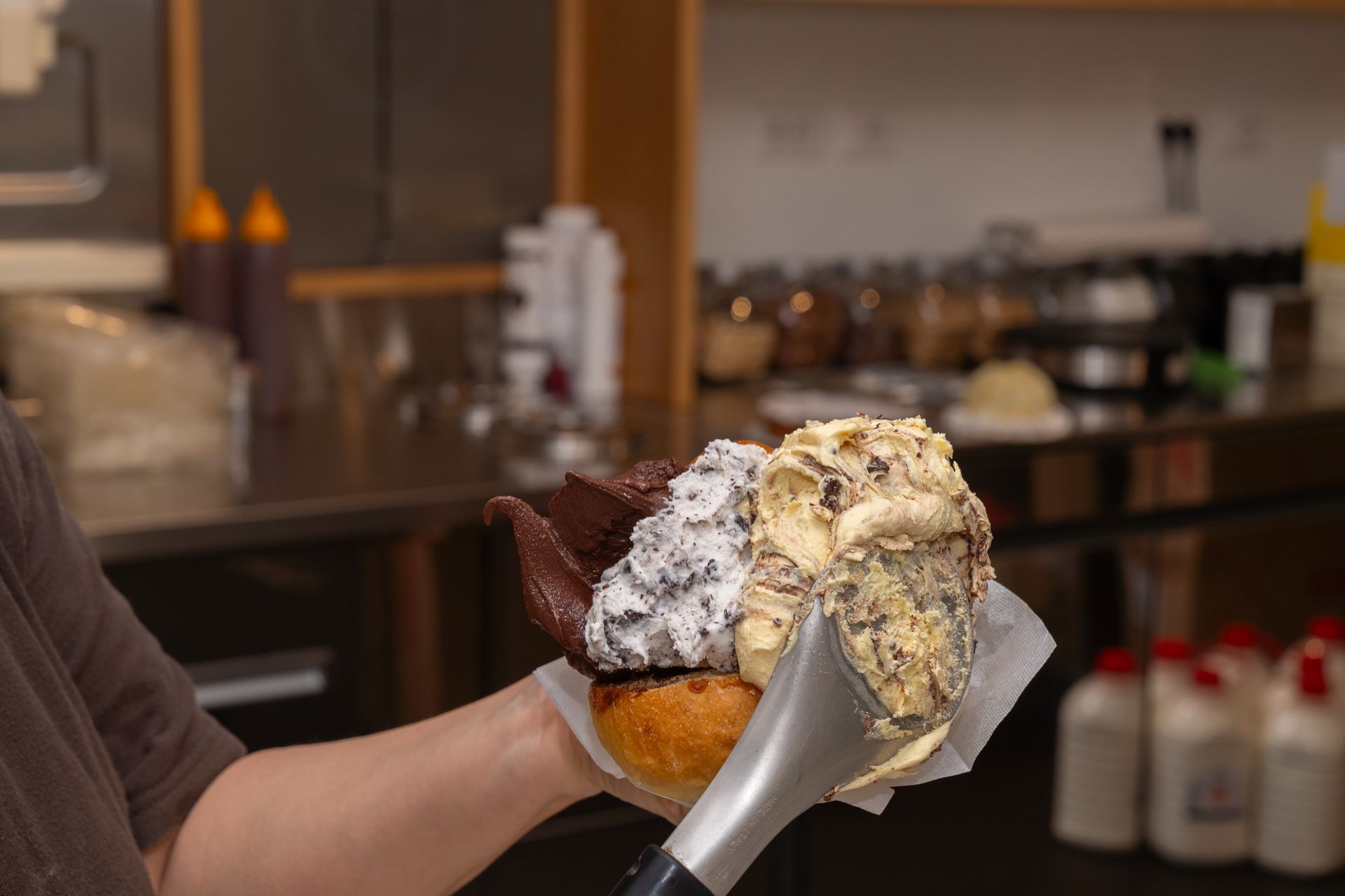 brioche con gelato