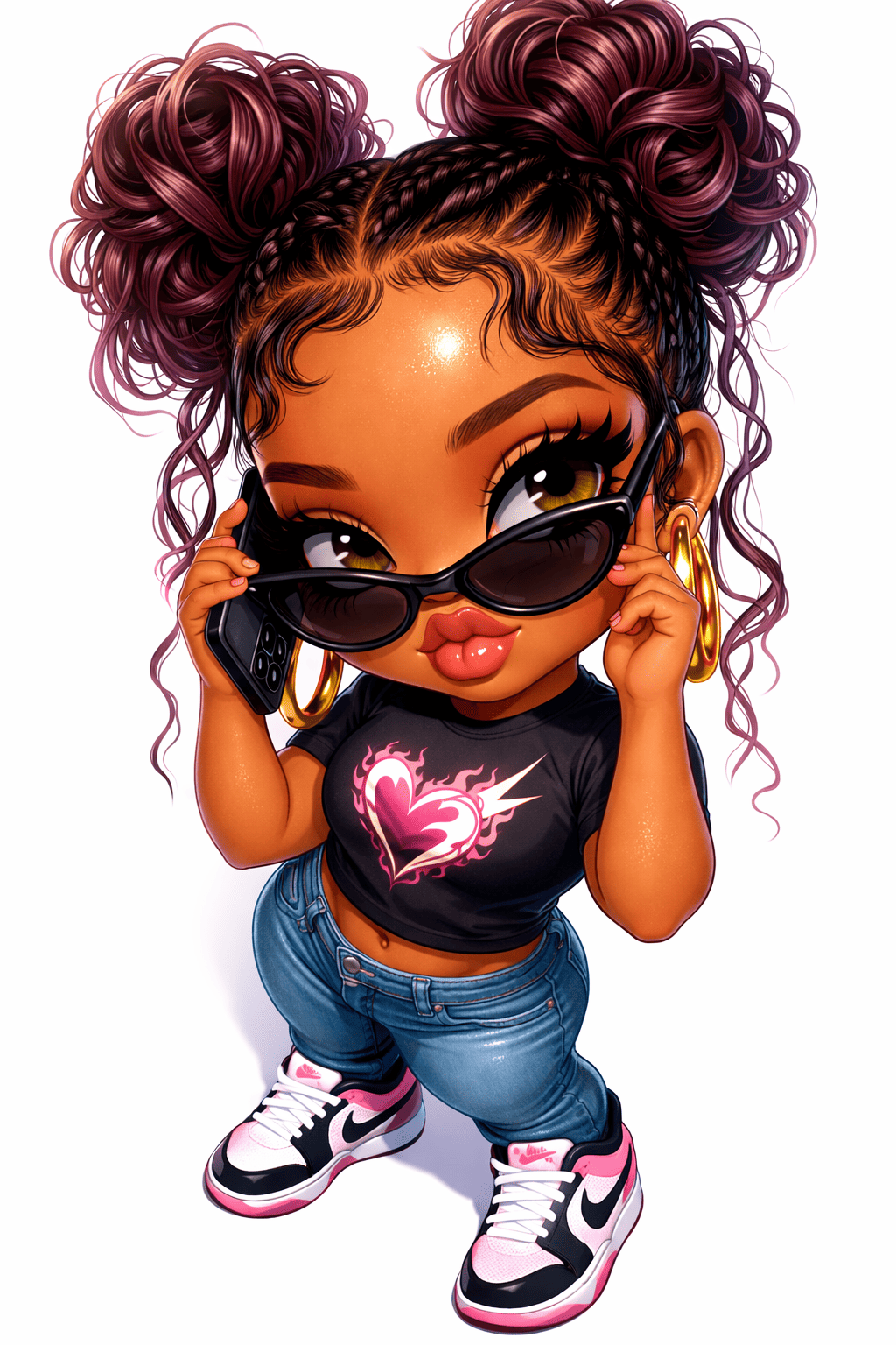 With my shades I'm looking cute.