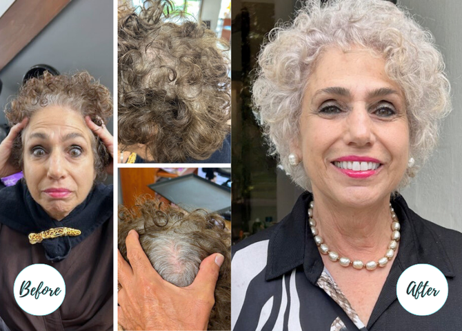 Before and After Hair Style