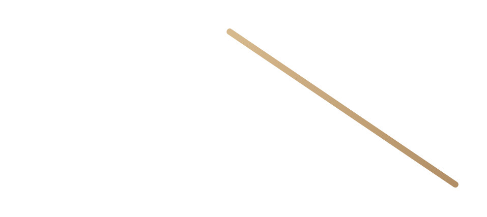 A thin, beige line angled diagonally across a white background.