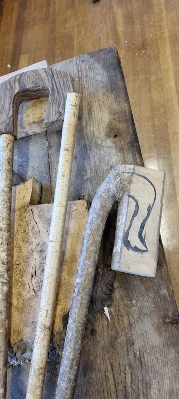 Stick making process Scottish Crookmaker's Association