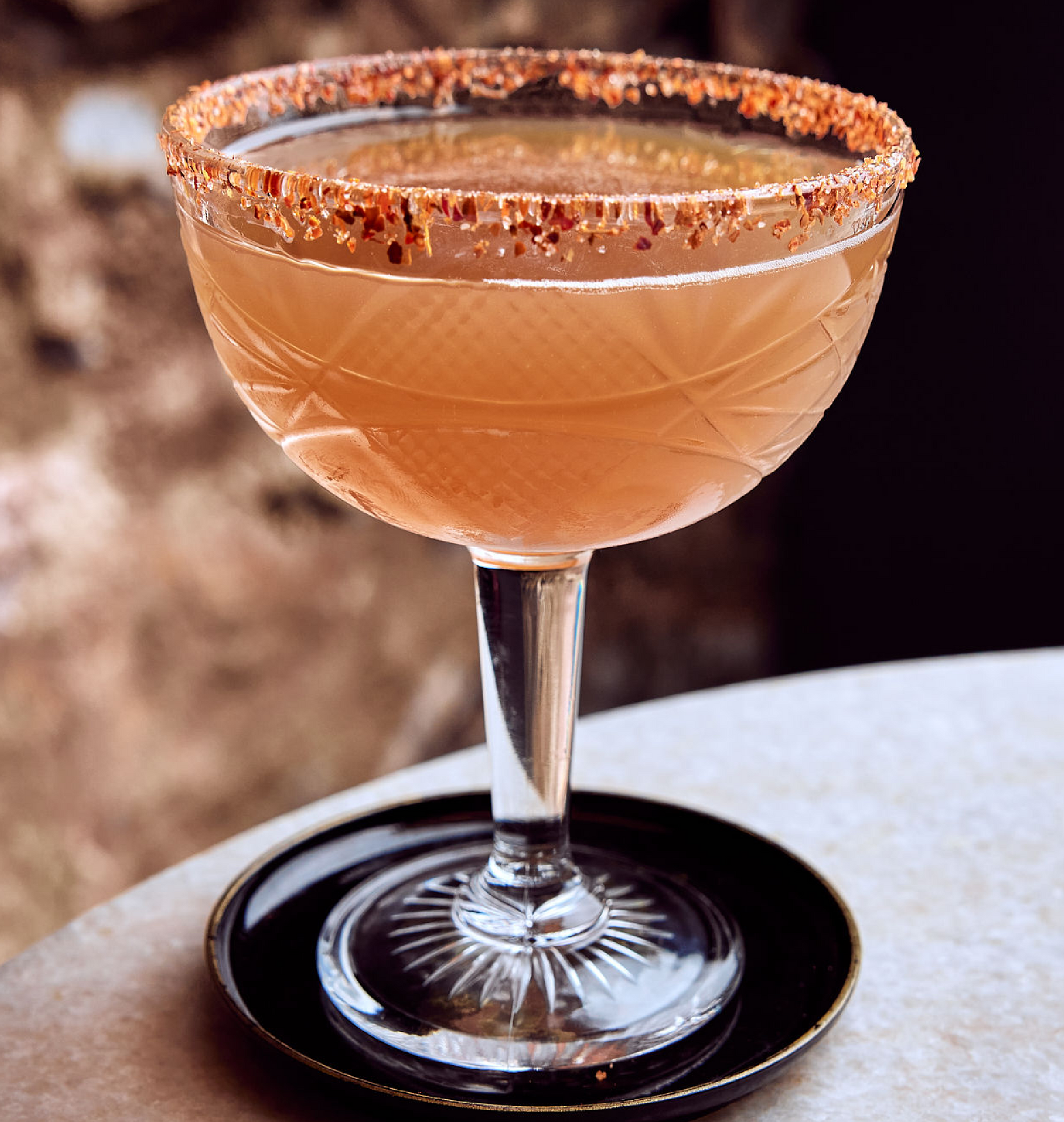 Full image of the spaghetti western Mezcal cocktail