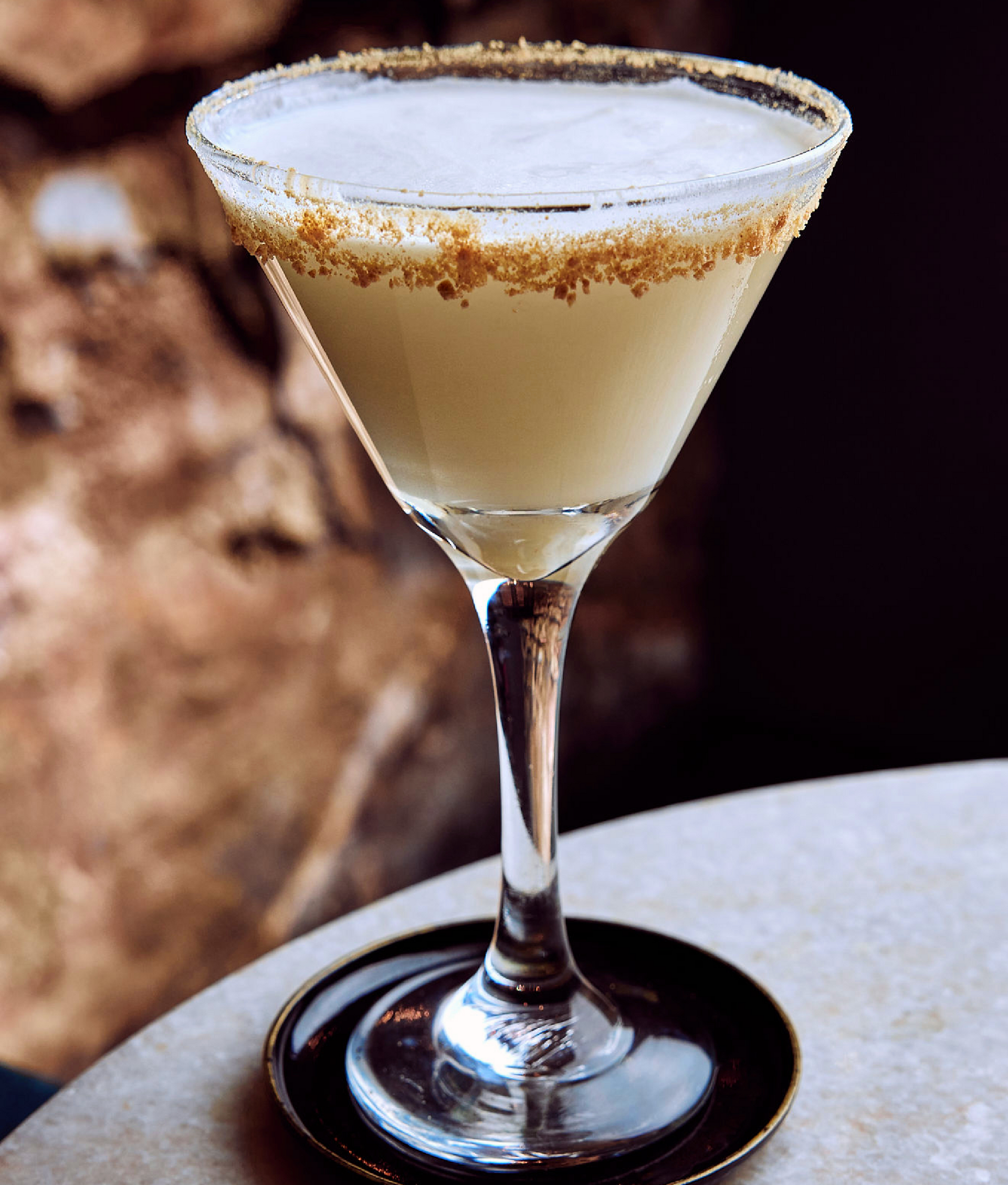 Signature cocktail Keylime pie martini full image